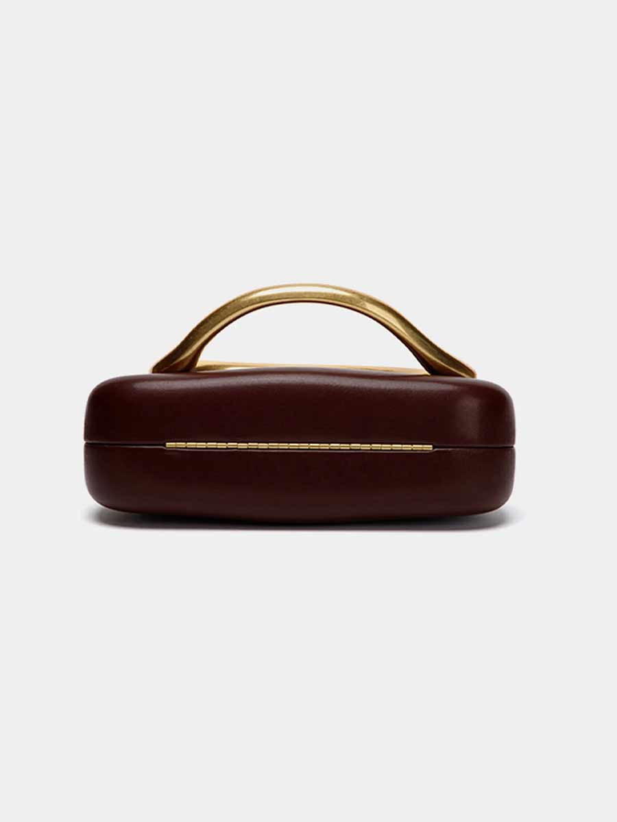 Emelia Curved Metal Box Bag