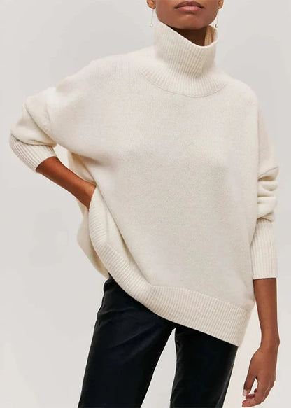 Cozy Chic Wool Turtleneck Pullover Sweater