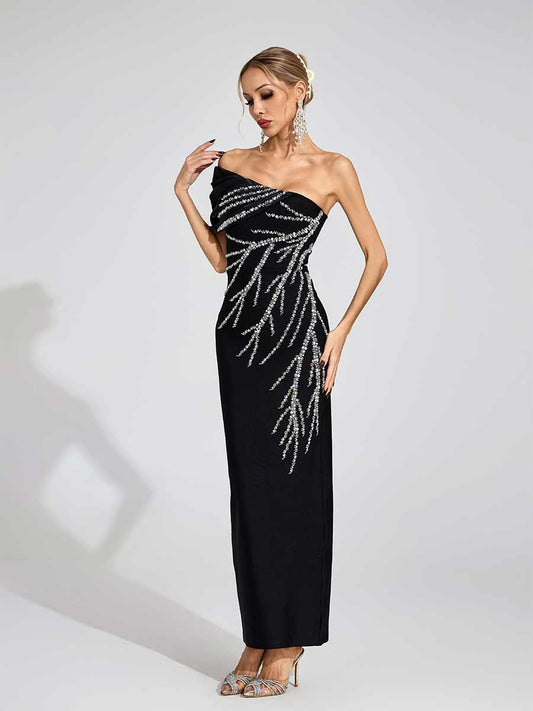 Aida Diamond Bandage Maxi Dress