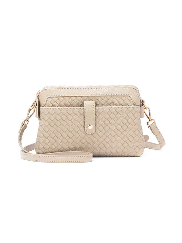 Split-Joint Woven Bags Crossbody Bags