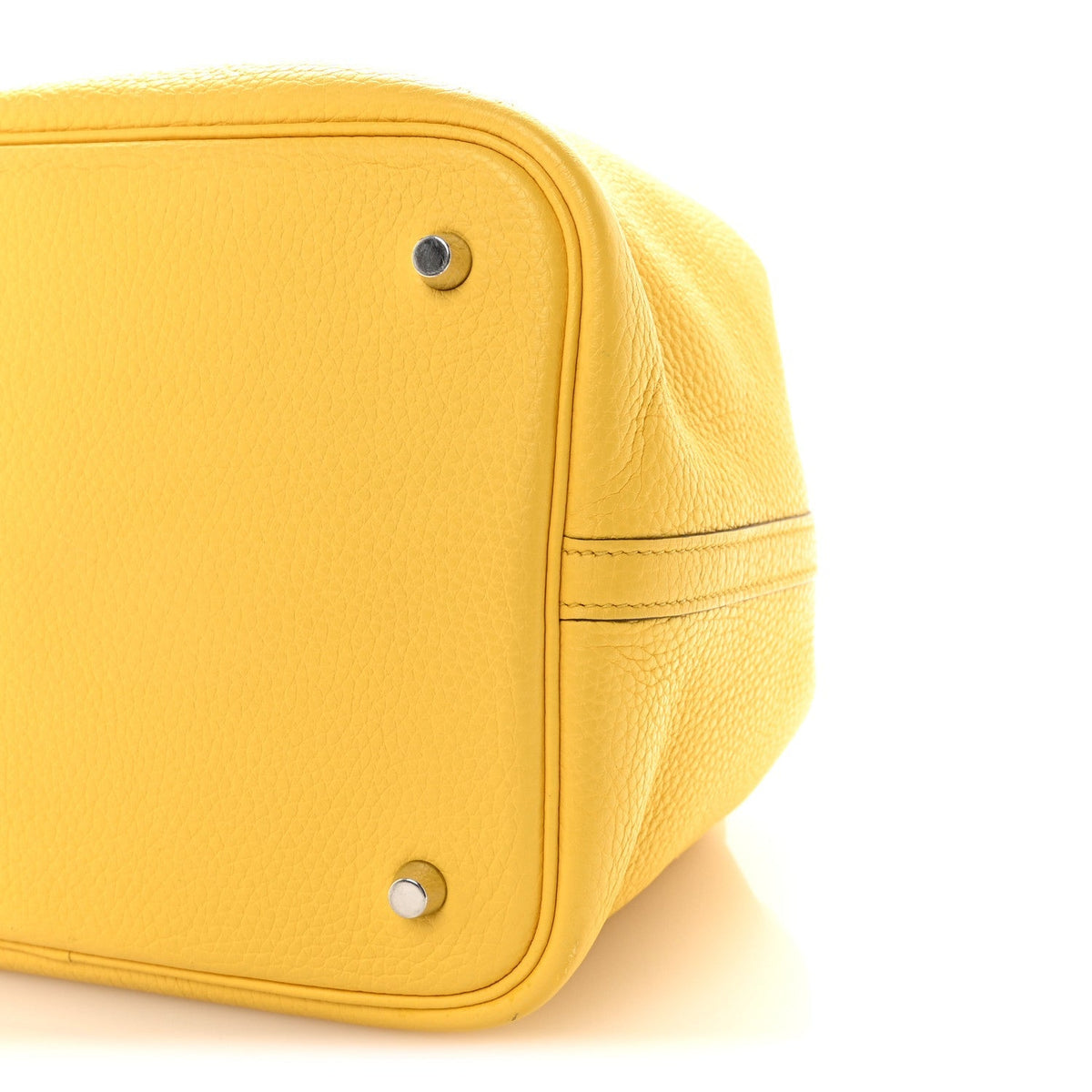 Taurillon Clemence Picotin Lock 22 MM  Jaune De Naples