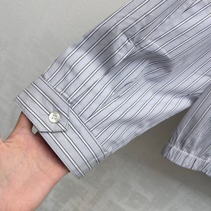 Miu Miu Jacket Striped Grey Cotton 341902
