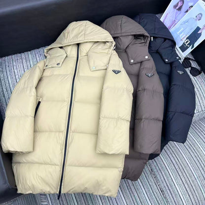 Prada 2025 Long Jacket Re-Nylon Down 322412