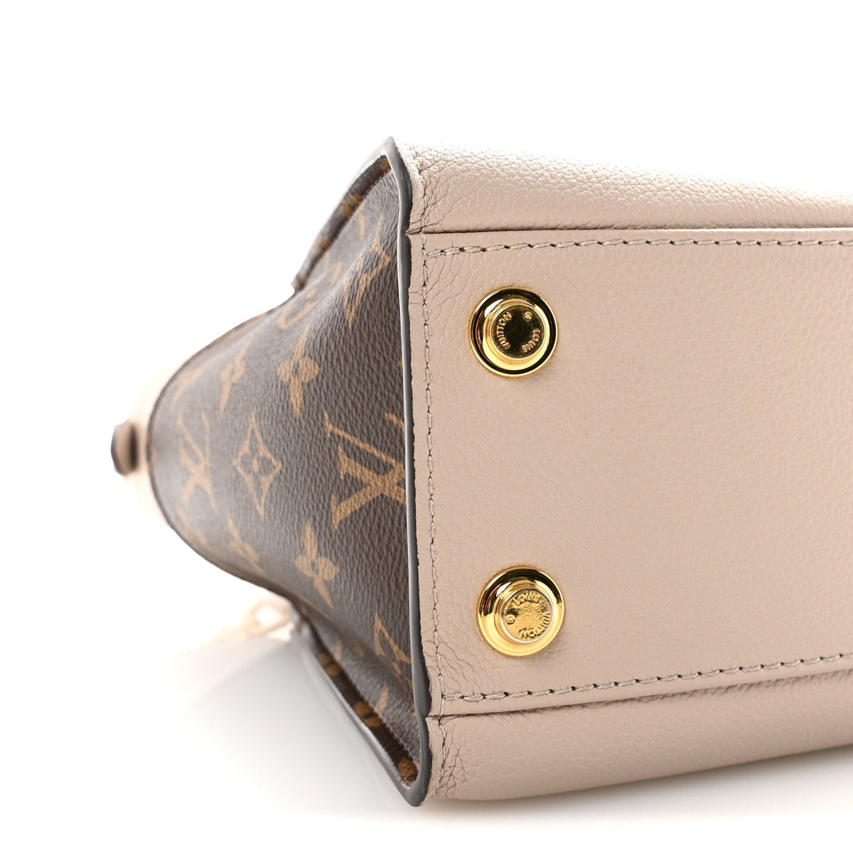 Calfskin Monogram On My Side PM Greige