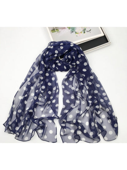 Scarvii - Polka Dot Scarf -  Classic &amp; Versatile