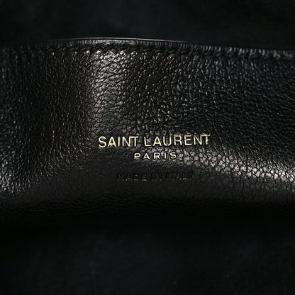 Lambskin Pochon Shoulder Bag Black