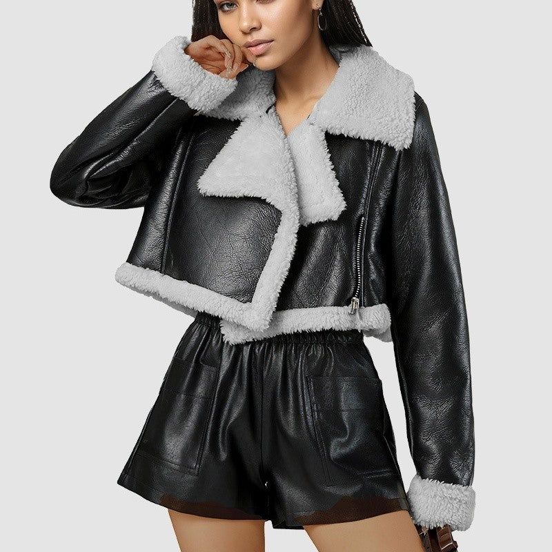 Short Thick Fleece Jacket