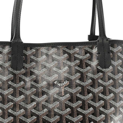 Goyardine Reversible Mini Anjou Black