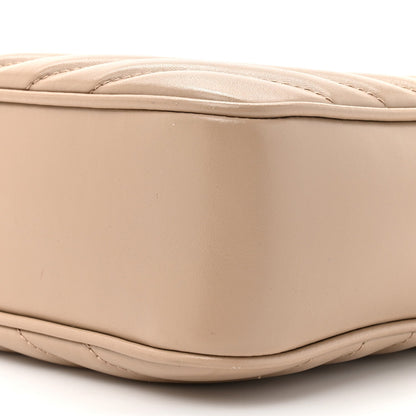 Calfskin Matelasse Monogram Lou Camera Bag Dark Beige