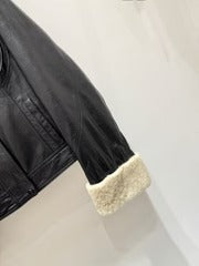 MIUMIU LEATHER JACKET STYLE 586