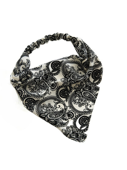 Haila - Boho Style Paisley Triangle Elastic Headband