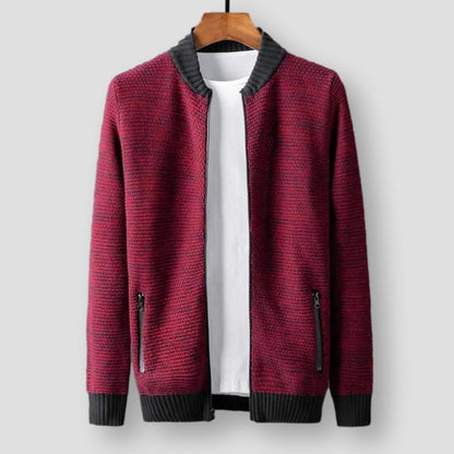 Saint Morris Knitted Wool Cardigan