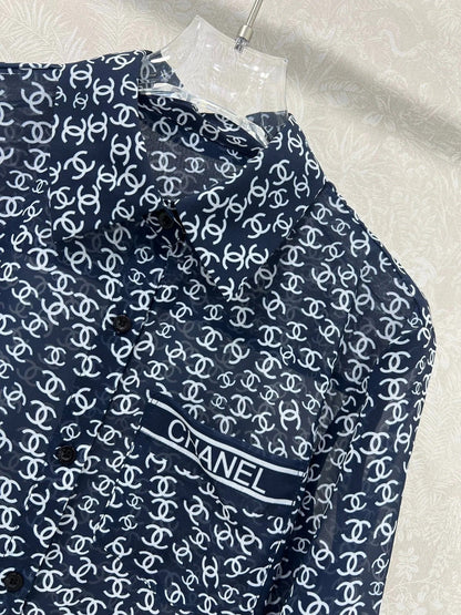 CHANEL LOGO PRINTED SHIRT 275191