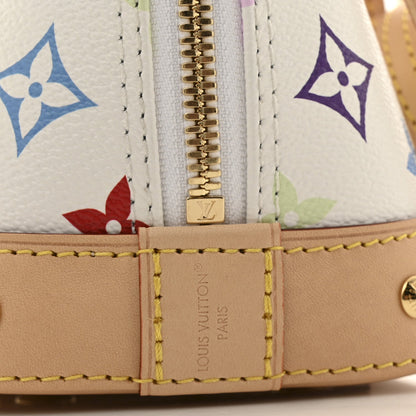 LV x TM Monogram Multicolor Alma BB White