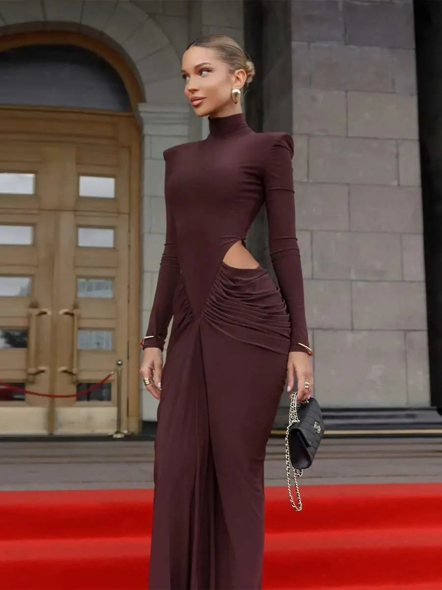 Annika Maxi Waist Revealing Dress
