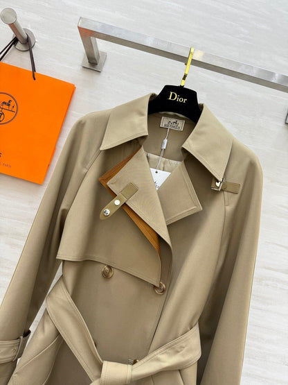 HERMES 25S LONG WINDBREAKER 527284
