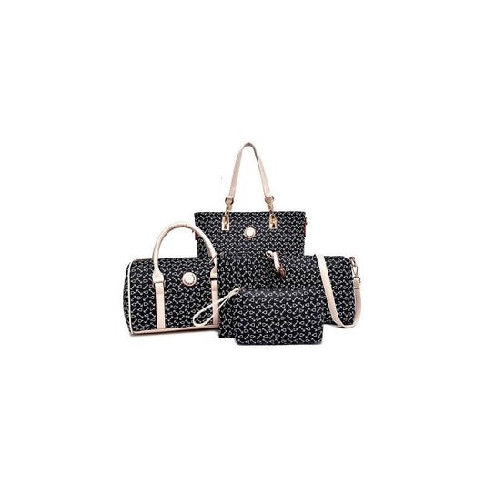6-Piece Printed Crossbody Handbag Set