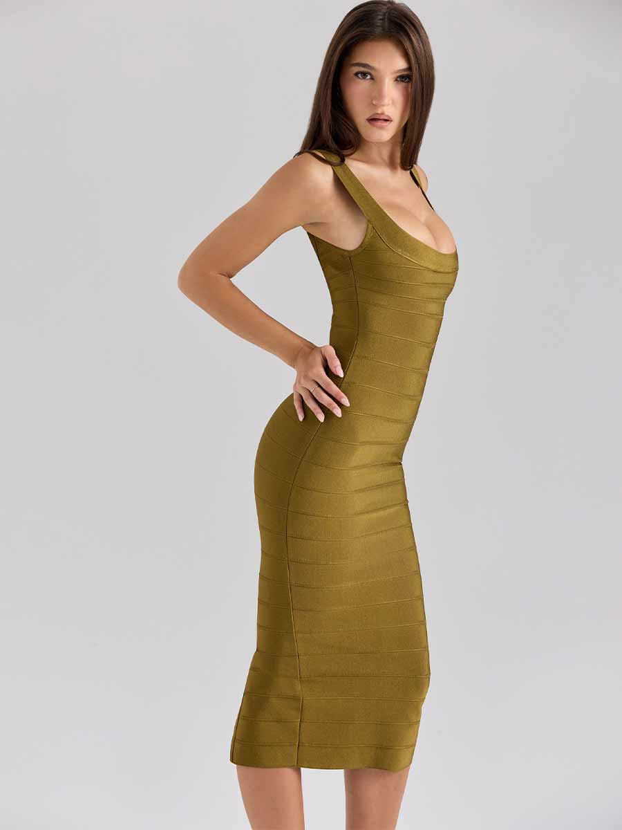 Esmeralda Bandage Midi Dress
