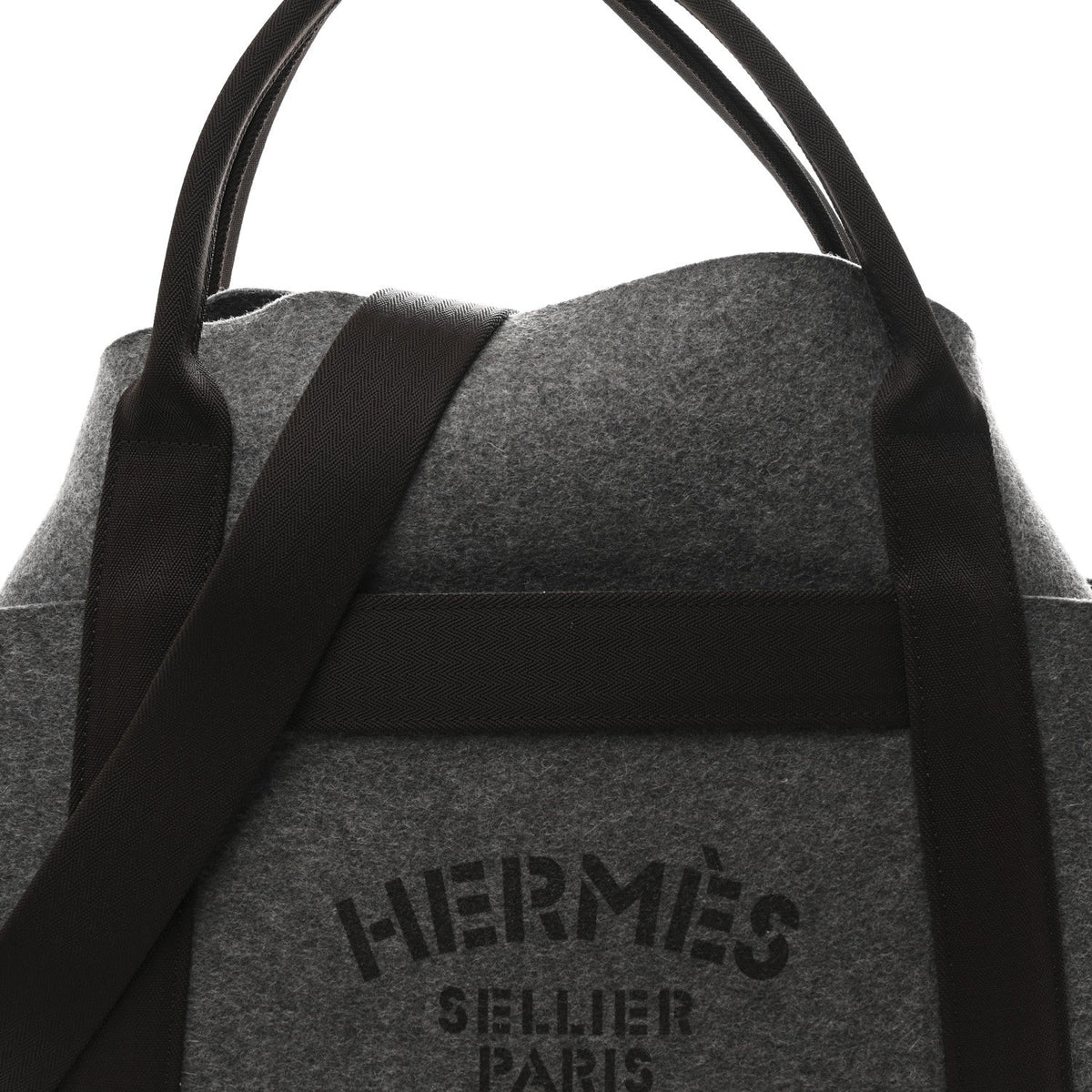 Felt Sac De Pansage Groom Bag Acier