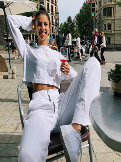 Stylish Zipper Casual Yoga Pant