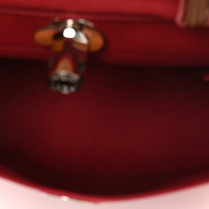 Vache Hunter Toile Herbag Zip 31 PM Rouge Grenat Natural