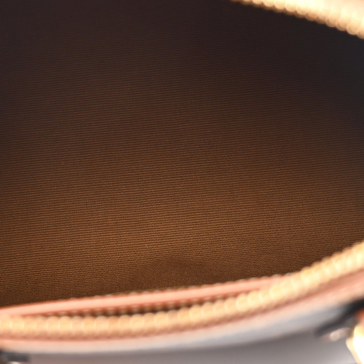 Triomphe Canvas Calfskin Small Boston Bag Tan