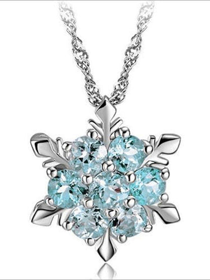 Christmas Snowflake Sliver-Gilt Necklace Accessories