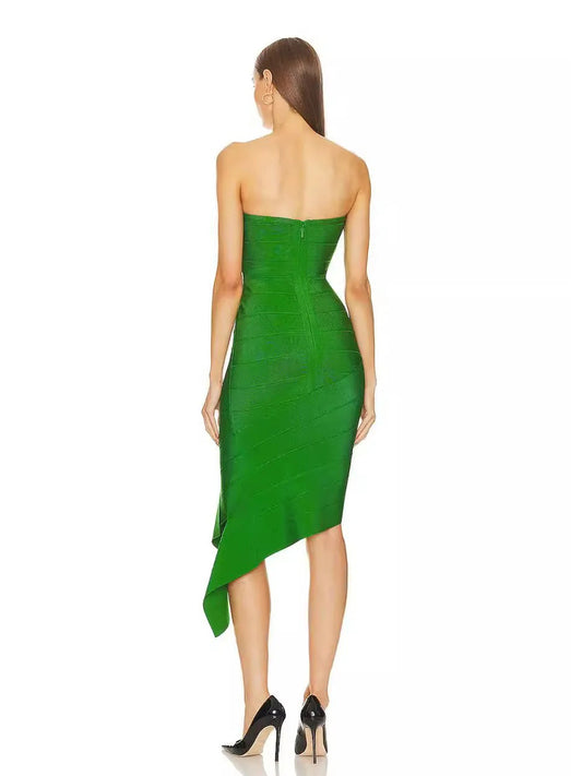 Hazel Midi Dress In Green
