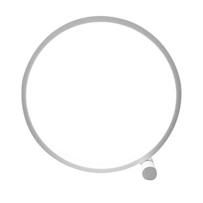 25Cm Led Table Lamp Bedroom Circular Desk Lamps For Living Room Black/White Dimmable Bedside Lamp Round Night Light Decoration