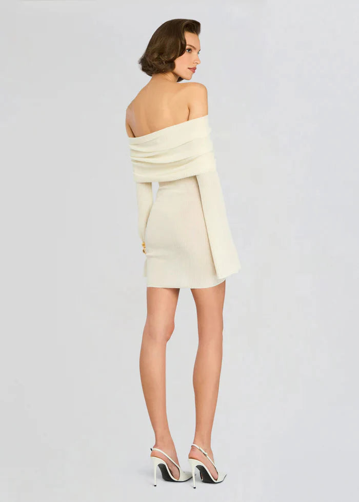 Galli Rib Knit Mini Dress