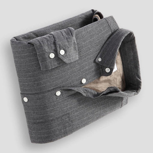 Saint Morris Striped Fleece Shirt