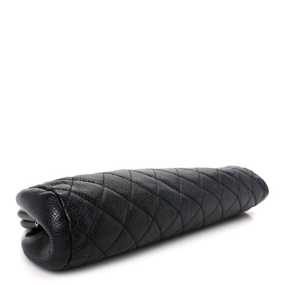 Caviar Quilted Timeless Clutch Black
