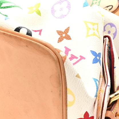 Monogram Multicolor Petit Noe White