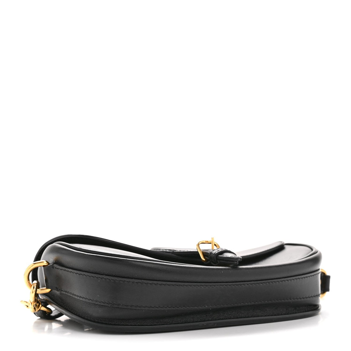 Box Calfskin East West Bobby Bag Black