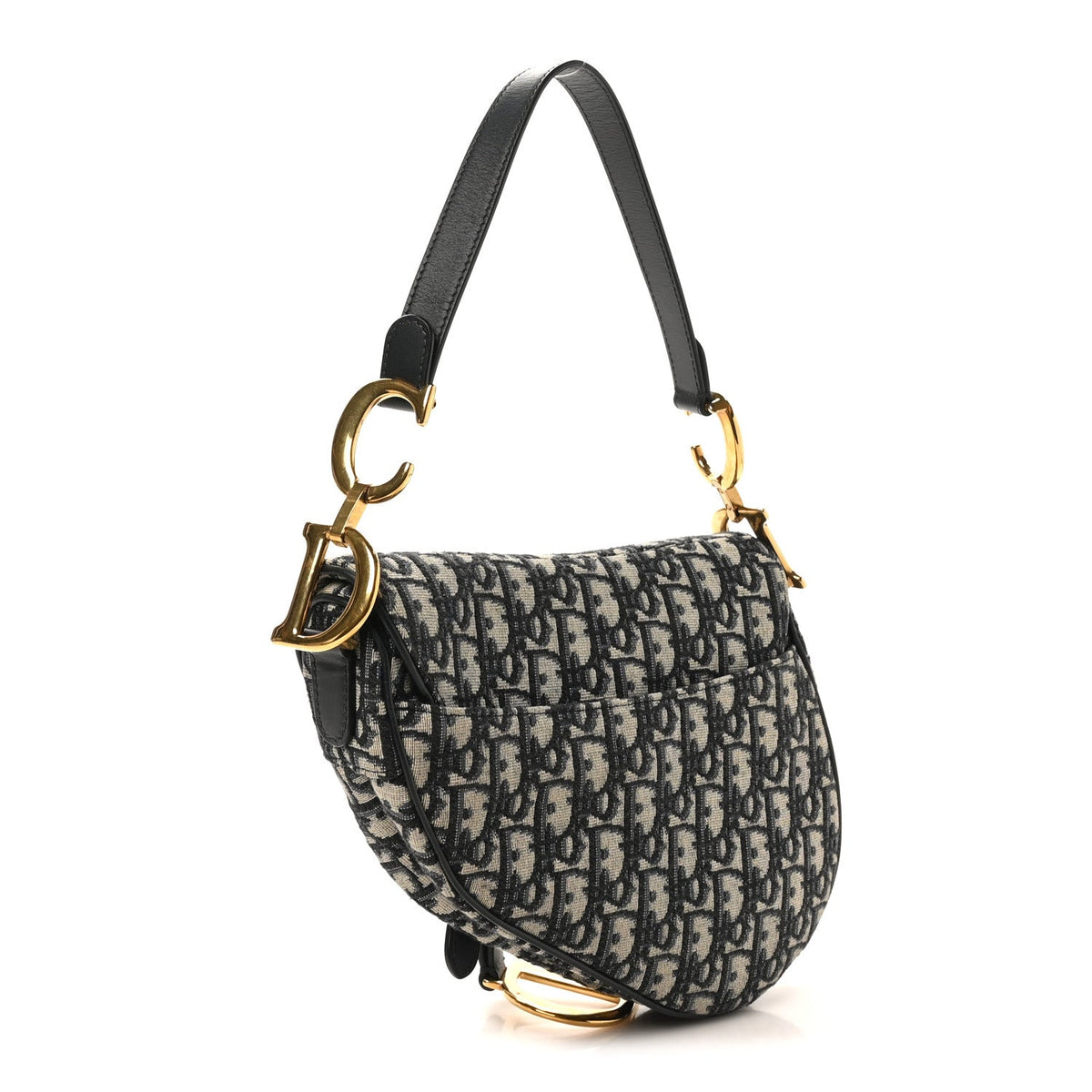 Oblique Saddle Bag Blue