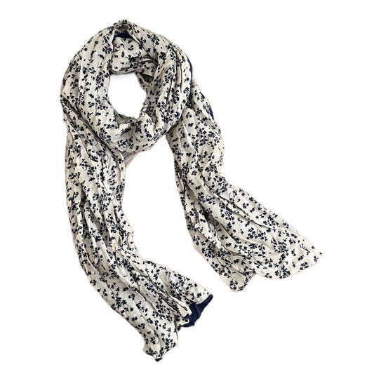 Scarvii - Korean Style Floral Print Scarf Shawl Wrap