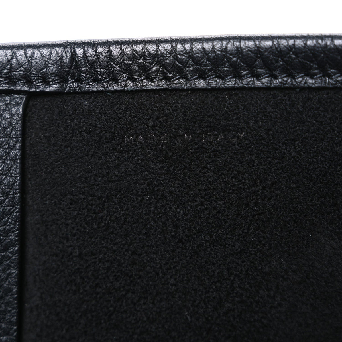 Grained Calfskin Medium N/S Park Tote Black