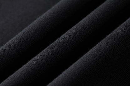 Celine Embroidered Hoodie Zip-up Jacket Black White Cotton