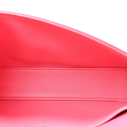 Shiny Calfskin Triomphe Flamingo