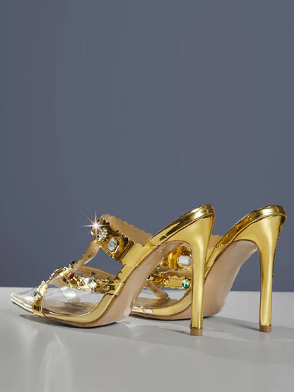 Adamma Rhinestone Sandals