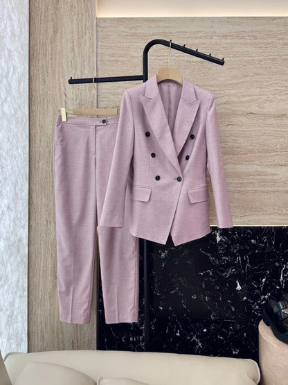 MAX MARA 25S SET VEST BLAZER 011