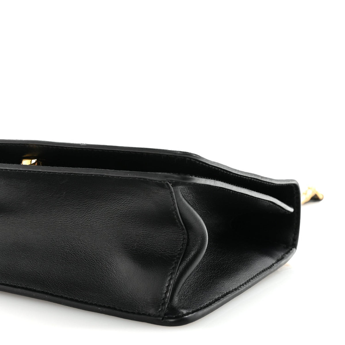 Shiny Lord Calfskin Medium Antigona Black