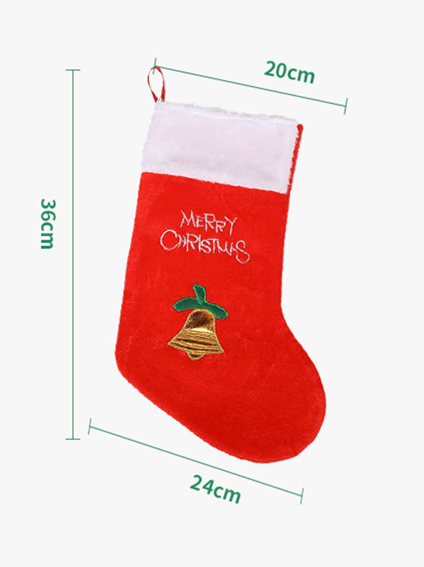 Xmas Gift Socks Candy Bag New Year Christmas Tree Decoration