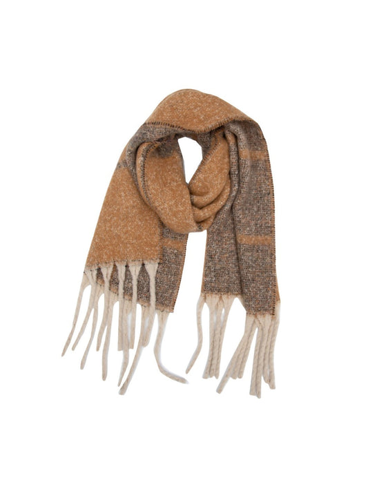 Scarvii - Winter Tassel Plaid Jacquard Scarf