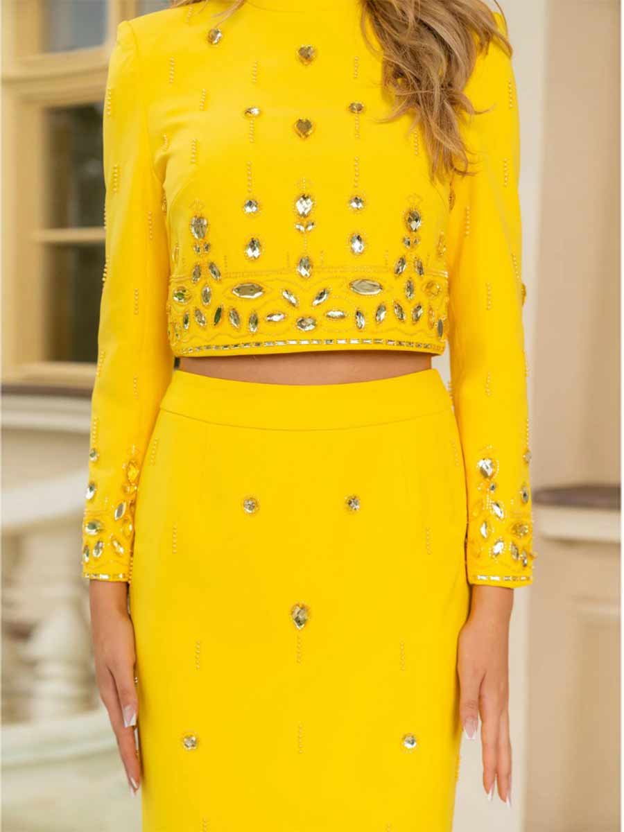 Lydia Diamond Encrusted Two Piece Set
