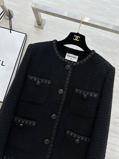 CC 26s Vintage Jacket Black Wool Tweed