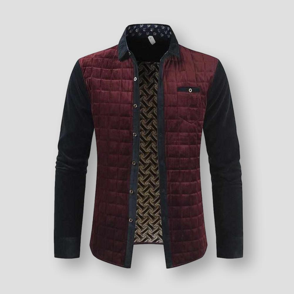 Sky Madrid Patchwork Quilted Jacket