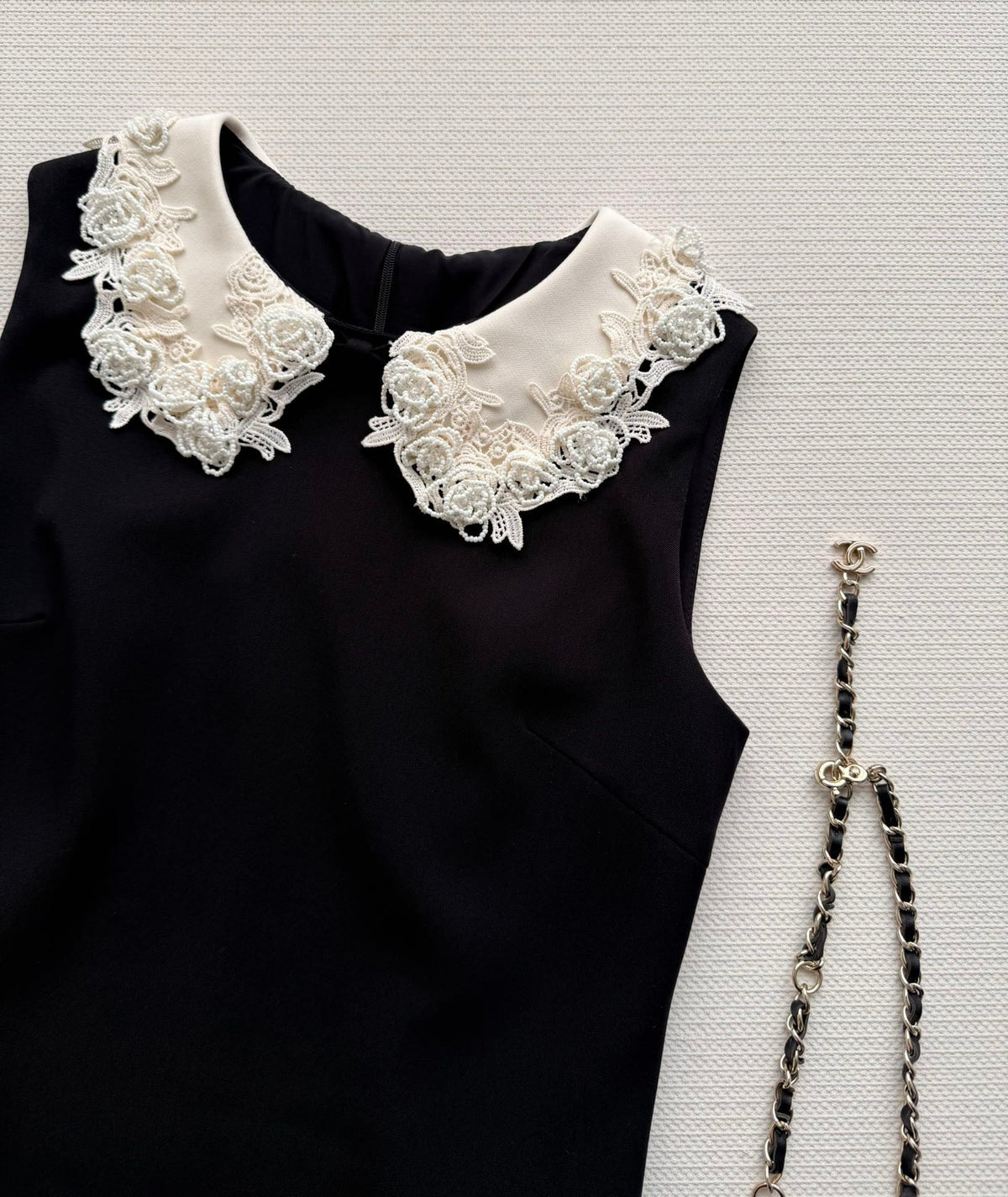 CC 26SS Sleeveless Dress Black Polyester 352966
