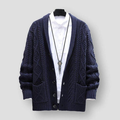 Saint Morris Laval Knitted Cardigan