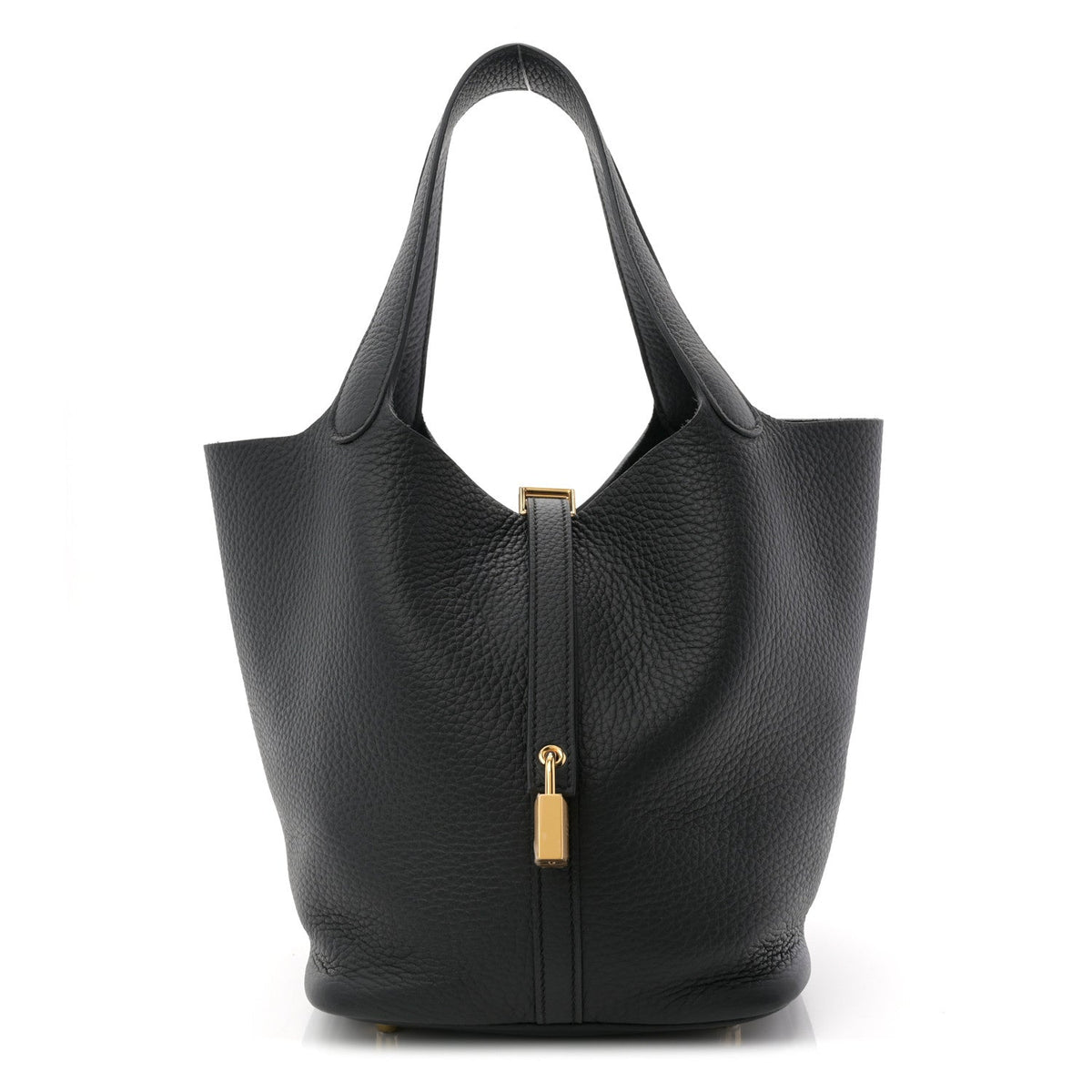 Taurillon Clemence Picotin Lock 22 MM Black